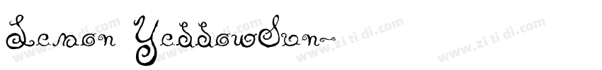 Lemon YellowSun字体转换